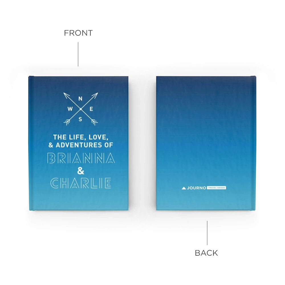 Personalized 'Comrades in Life, Love & Adventures Travel Journal' - Un –  Journo Travel Goods